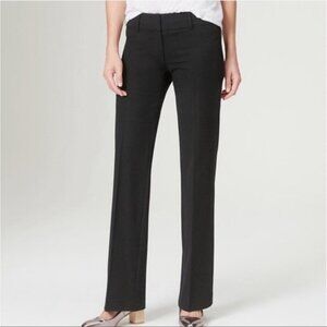 LOFT Marisa Black Pant Scandi Girl Minimal Classic WIde Leg Goth Office Trouser